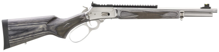 Marlin 70433 1894 357 Mag 16.10″ Polished Stainless Threaded Barrel, Picatinny Rail Stainless Steel Receiver, Gray Fixed Laminate Stock Marlin 70433 1894 357 Mag 16.10″ Polished Stainless Threaded Barrel, Picatinny Rail Stainless Steel Receiver, Gray Fixed Laminate Stock