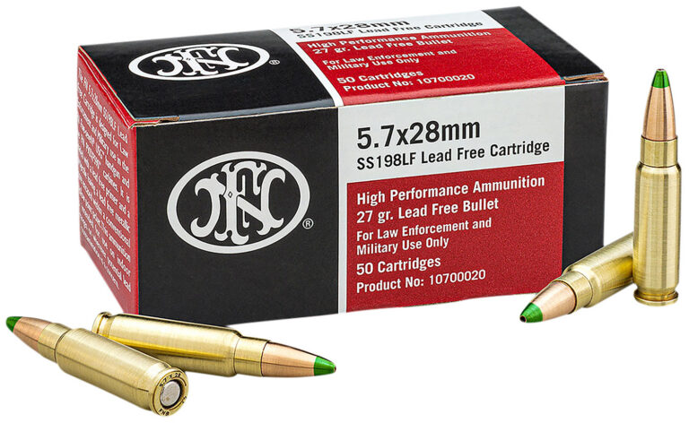 FN 10700020 High Performance 5.7x28mm 27gr Jacketed Hollow Point 50 Per Box/40 Case FN 10700020 High Performance 5.7x28mm 27gr Jacketed Hollow Point 50 Per Box/40 Case