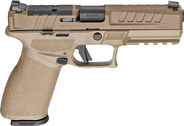 Springfield Armory EC9459FU Echelon 9mm Luger 20+1 4.50″ Black Melonite Steel Barrel, Flat Dark Earth Cerakote Optic Ready/Serrated Steel Slide & Polymer Frame w/Picatinny Rail Textured Grip Springfield Armory EC9459FU Echelon 9mm Luger 20+1 4.50″ Black Melonite Steel Barrel, Flat Dark Earth Cerakote Optic Ready/Serrated Steel Slide & Polymer Frame w/Picatinny Rail Textured Grip
