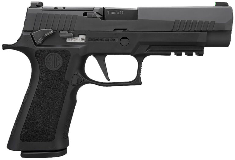 Sig Sauer 320XF-9-BXR3P-MS-CA P320 XFull Full Size Frame 9mm Luger 10+1, 4.70″ Black Carbon Steel Barrel, Black Nitron Optic Ready/Serrated Stainless Steel Slide, Black Stainless Steel Frame w/Beavertail & Picatinny Rail, Black XCarry Medium Polymer Grip, Right Sig Sauer 320XF-9-BXR3P-MS-CA P320 XFull Full Size Frame 9mm Luger 10+1, 4.70″ Black Carbon Steel Barrel, Black Nitron Optic Ready/Serrated Stainless Steel Slide, Black Stainless Steel Frame w/Beavertail & Picatinny Rail, Black XCarry Medium Polymer Grip, Right