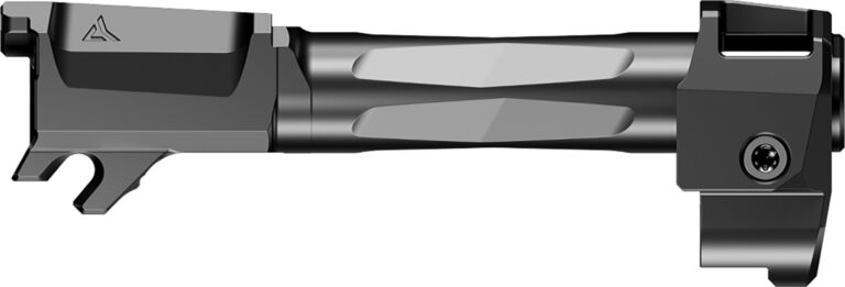AFTERBURNER + RAMJET FOR GLOCK 19 GEN 5/19X/45® RAMJET BBL W/AFTERBURNR COMP FOR GLOCK 19 G5/19X/45 BLK/GRAY