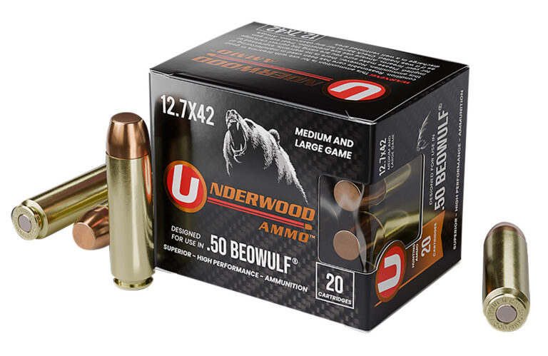 50 Beowulf 350 Grain Full Metal Jacket Ammo 20 Rnd 50 Beowulf 350 Grain Full Metal Jacket Ammo 20 Rnd