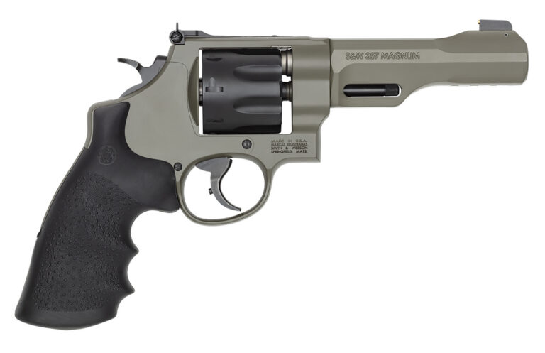 SMITH&WESSON PC MODEL 327 TRR8 357 MAG/38 SPECIAL PLUS P 5IN BARREL 8RD MOSS GREEN CERAKOTE 14449 SMITH&WESSON PC MODEL 327 TRR8 357 MAG/38 SPECIAL PLUS P 5IN BARREL 8RD MOSS GREEN CERAKOTE 14449