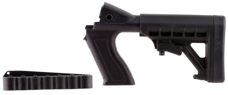 Archangel AA50088 Tactical Pistol Grip Stock Black Synthetic 6 Position with Shell Holder for 12 Gauge Mossberg 500, 590; Maverick 88 Archangel AA50088 Tactical Pistol Grip Stock Black Synthetic 6 Position with Shell Holder for 12 Gauge Mossberg 500, 590; Maverick 88