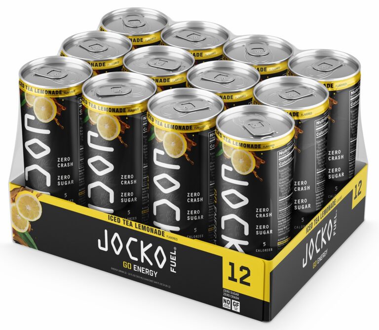Jocko Fuel 29002 Iced Tea Lemonade Energy Drinks 12oz 12Pack Jocko Fuel 29002 Iced Tea Lemonade Energy Drinks 12oz 12Pack