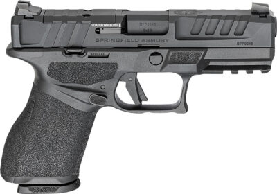 Springfield Armory EC9409BCAU Echelon *CA Compliant Compact Frame 9mm Luger 10+1 4″ Black Melonite Barrel & Steel Optic Ready/Serrated Slide, Black Polymer Frame w/Picatinny Rail, Textured Grip, Ambidextrous
