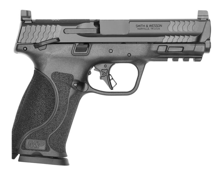 Smith & Wesson 14276 M&P M2.0 *CA Compliant Full Size 9mm Luger 10+1 4.25″ Black Armornite Stainless Steel Barrel & Optic Cut/Serrated Slide, Black Polymer Frame w/Picatinny Rail, Interchangeable Palmswell Grip Smith & Wesson 14276 M&P M2.0 *CA Compliant Full Size 9mm Luger 10+1 4.25″ Black Armornite Stainless Steel Barrel & Optic Cut/Serrated Slide, Black Polymer Frame w/Picatinny Rail, Interchangeable Palmswell Grip