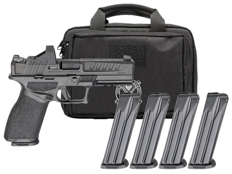 SPRINGFIELD ARMORY ECHELON FULL SIZE FRAME 9MM 4.5IN BARREL 20RD BLACK U-DOT 4MAGS EC9459B-PAC SPRINGFIELD ARMORY ECHELON FULL SIZE FRAME 9MM 4.5IN BARREL 20RD BLACK U-DOT 4MAGS EC9459B-PAC