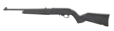 Ruger 32000 10/22 22 LR 10+1 16.40″ Satin Black Threaded Barrel & Steel Drilled & Tapped Receiver, Black Fixed w/M-LOK Polymer Stock