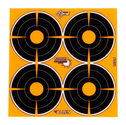 EzAim Splash Bullseye Adhesive Targets 3 in. 12 pk. EzAim Splash Bullseye Adhesive Targets 3 in. 12 pk.