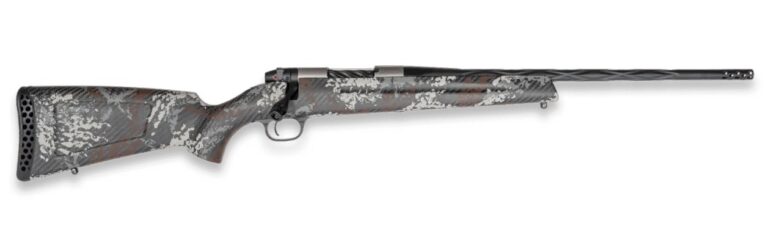 Weatherby MBP01N22CMR19B Mark V Capra 22 Creedmoor 2+1 17″ Graphite Black Cerakote Fluted Threaded Barrel Titanium Receiver Drilled & Tapped Receiver Exposed Carbon w/Gray, White & Rust Sponge Accents Weatherby MBP01N22CMR19B Mark V Capra 22 Creedmoor 2+1 17″ Graphite Black Cerakote Fluted Threaded Barrel Titanium Receiver Drilled & Tapped Receiver Exposed Carbon w/Gray, White & Rust Sponge Accents