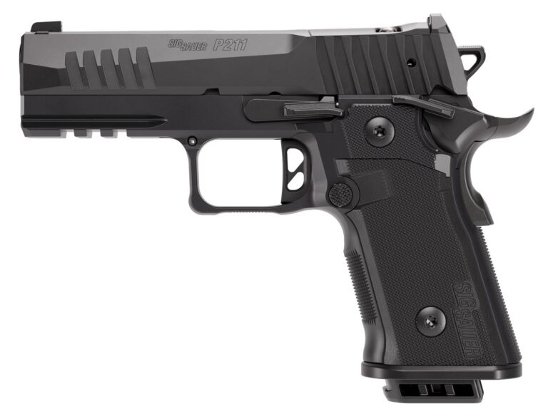 Sig Sauer 211CA9GT410 P211 GT4 Carry Frame 9mm Luger 10+1 4.20″ Black Barrel, Black Nitron Stainless Steel Optic Ready/Serrated Slide & Stainless Steel Frame w/Beavertail & Picatinny Rail, G10 Grip Pa Sig Sauer 211CA9GT410 P211 GT4 Carry Frame 9mm Luger 10+1 4.20″ Black Barrel, Black Nitron Stainless Steel Optic Ready/Serrated Slide & Stainless Steel Frame w/Beavertail & Picatinny Rail, G10 Grip Pa