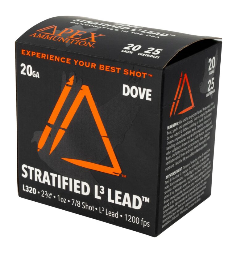 APEX AMMO ED20-78 20G 2.75 1 25/10 APEX AMMO ED20-78 20G 2.75 1 25/10