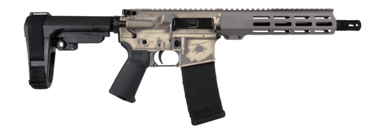 Shark Coast Tactical SCC07428MILFDE-P Military 5.56 NATO 30+1 10.50″ Black Nitride Threaded Barrel, 2-Tone FDE Cerakote Aluminum Receiver w/Picatinny Rail, M-LOK Handguard, Polymer SB Tactical SBA3 Br Shark Coast Tactical SCC07428MILFDE-P Military 5.56 NATO 30+1 10.50″ Black Nitride Threaded Barrel, 2-Tone FDE Cerakote Aluminum Receiver w/Picatinny Rail, M-LOK Handguard, Polymer SB Tactical SBA3 Br