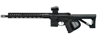Sig Sauer, M400 Forge, Semi-automatic, Rifle, 5.56 NATO, 16″ Barrel, Matte Finish, Black, Magpul MOE Fixed Stock, Pistol Grip with CA Compliant Fin, Romeo-MSR Gen II 2 MOA Red Dot, 10 Rounds, 1 Magazine, California Compliant