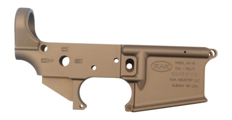 KAK KF-15 FORGED AR15 STRPD LWR FDE