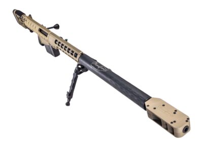 Thompson TAO50FDE TAO50  50 BMG 10+1 29″ Black Barrel, Flat Dark Earth Anodized Receiver w/Picatinny Rail, Barrett Accu-Tac Bipod, Black Polymer Magpul PRS Gen3 Stock, Magpul MOE+ Grip