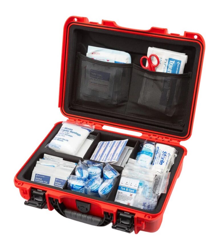 NANUK 910S-880RD-PA0-FSA02 910 FIRST AID CASE RED