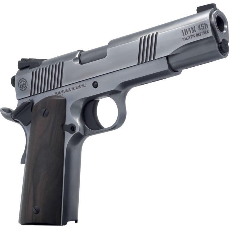 Dickinson LLC DKSN45LB Adam 1911 Lead Full Size 45 ACP 8+1 5″ Stainless Barrel, Steel B Serrations Slide, Steel Frame w/Beavertail Dickinson LLC DKSN45LB Adam 1911 Lead Full Size 45 ACP 8+1 5″ Stainless Barrel, Steel B Serrations Slide, Steel Frame w/Beavertail