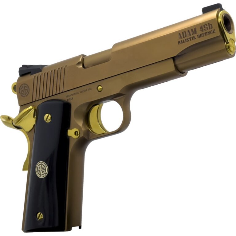 Dickinson LLC DKSN45CB Adam 1911 Cigar Full Size 45 ACP 8+1 5″ Steel B Serrations Slide, Steel Frame w/Beavertail Dickinson LLC DKSN45CB Adam 1911 Cigar Full Size 45 ACP 8+1 5″ Steel B Serrations Slide, Steel Frame w/Beavertail
