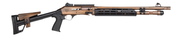 Panzer Arms PAM4CSBRBTMFSS M4 Speed Pro 12 Gauge Semi-Auto 3″ 5+1 18.50″ Distressed Copper Ported Barrel, Distressed Copper w/Bronze Titanium Accents Aluminum Receiver w/Picatinny Rail Receiver, Skele Panzer Arms PAM4CSBRBTMFSS M4 Speed Pro 12 Gauge Semi-Auto 3″ 5+1 18.50″ Distressed Copper Ported Barrel, Distressed Copper w/Bronze Titanium Accents Aluminum Receiver w/Picatinny Rail Receiver, Skele
