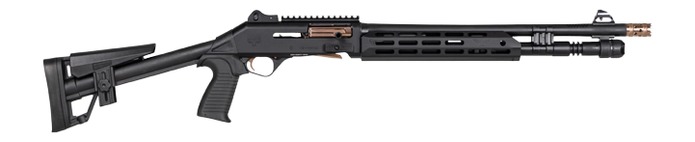 PANZER M4 SPEED PRO ARGO 12G S/A 3″ 18.5″ BBL, BLACK W/ BRONZE TITANIUM