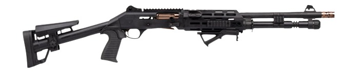 PANZER ARMS M4 PRO AI TACTICAL 12G 18.5″ BBL, BLACK/BRONZE DETAILS