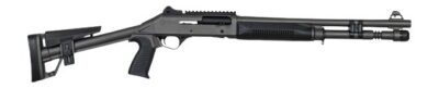 Panzer Arms PAM4TSDSFSS M4 Semi-Auto 3″ 5+1 18.50″ Tactical Barrel, Gray Tactical Gray Aluminum Receiver w/Picatinny Rail, Black Skeleton Synthetic Stock & Grip
