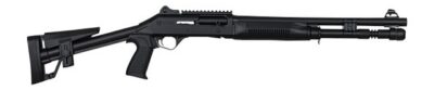 Panzer Arms PAM4TSSBSS M4 Semi-Auto 3″ 5+1 18.50″ Black Barrel, Black Aluminum Receiver w/Picatinny Rail, Black Skeleton Synthetic Stock & Grip