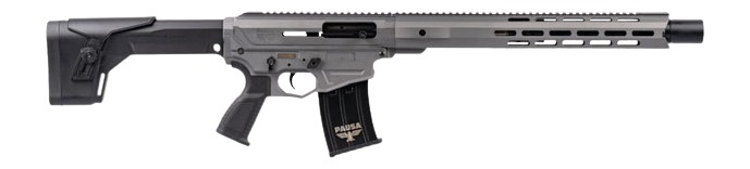 Panzer Arms PAAR12GLF AR12 G5 Semi-Auto 5+1 18.50″ Gray Cerakote Aluminum/Polymer Receiver w/Picatinny Rail, M-LOK Handguards, Black Synthetic Stock