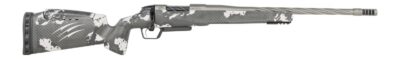 Fierce Firearms RIVSSX7PRC22GP Twisted Rival XP 2.0 7mm PRC 3+1 22″ Glacier Cerakote Spiral Fluted Threaded Barrel, Stainless Steel Drilled & Tapped Receiver, Arca Rail Forend, Phantom Camo Push Butto