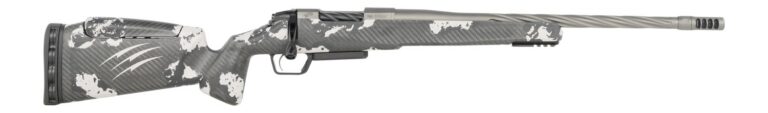 Fierce Firearms RIVSSX7PRC22GP Twisted Rival XP 2.0 7mm PRC 3+1 22″ Glacier Cerakote Spiral Fluted Threaded Barrel, Stainless Steel Drilled & Tapped Receiver, Arca Rail Forend, Phantom Camo Push Butto