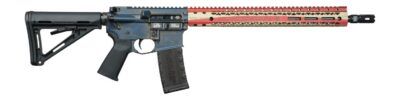Black Rain Ordnance BRO-BETSY-250 Spec15 250th Anniversary 5.56 NATO 30+1 16″ Red, White & Blue w/250th Anniversary Engraving Aluminum Receiver w/Picatinny Rail, Magpul MOE SL Black Polymer Stock, Bla