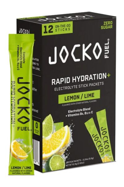 JOCKO 29278 RAPID HYDRATION POWDER LEMON LIME 6/12