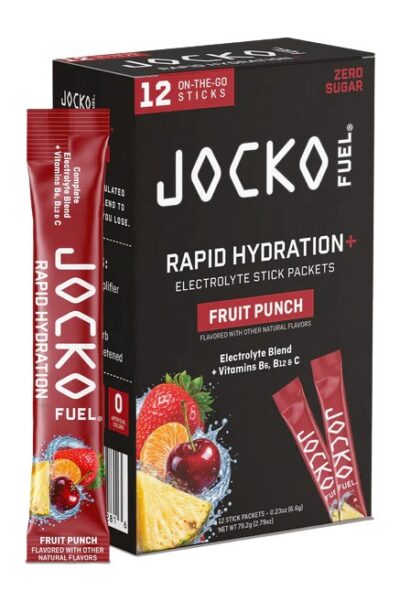 JOCKO 29281 RAPID HYDRATION POWDER FRUIT PNCH 12PK