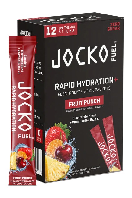JOCKO 29281 RAPID HYDRATION POWDER FRUIT PNCH 12PK JOCKO 29281 RAPID HYDRATION POWDER FRUIT PNCH 12PK