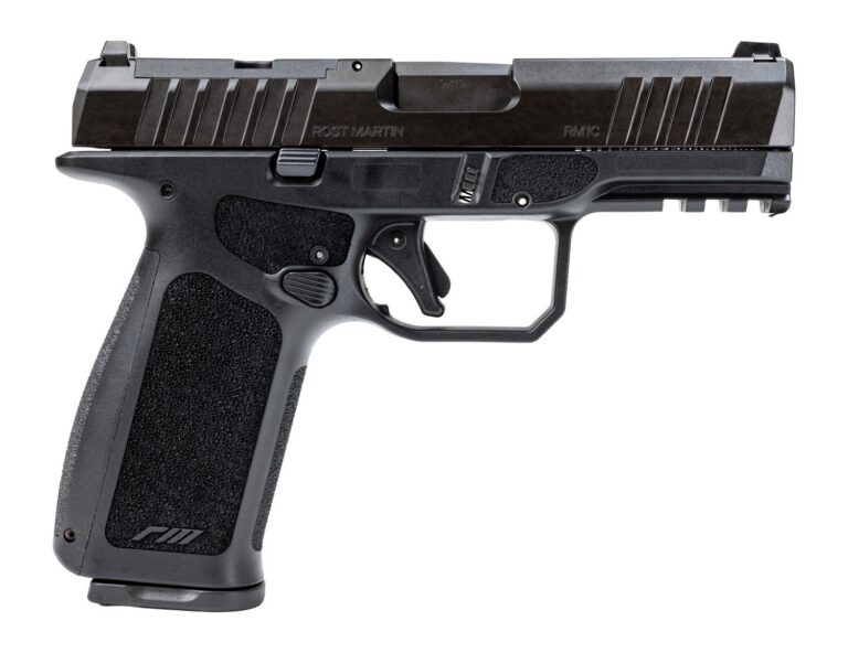 Rost Martin RM1CXBLKOSP10CA RM1X *CA Compliant Compact 9mm Luger 10+1 4″ Black Match Grade Barrel, Black Nitrocarburized Steel Optic Ready/Serrated Slide, Black Polymer Frame w/Picatinny Rail, Interch Rost Martin RM1CXBLKOSP10CA RM1X *CA Compliant Compact 9mm Luger 10+1 4″ Black Match Grade Barrel, Black Nitrocarburized Steel Optic Ready/Serrated Slide, Black Polymer Frame w/Picatinny Rail, Interch