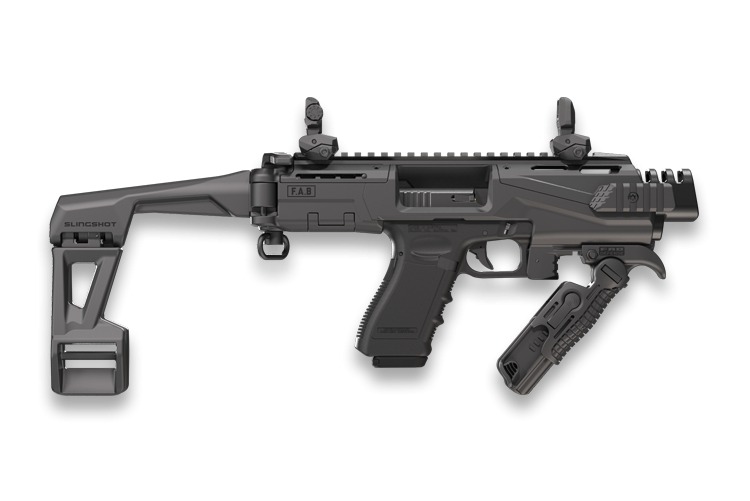 FAB FXKSCOUTSLAB  ADV CON KIT W/BRACE GLK17/19 BLK