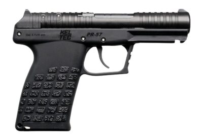 Kel-Tec PR57BLK10 PR-5.7  Compact 5.7x28mm 10+1 4.64″ Stainless Rotary Barrel, Black Oxide Steel Optic Ready/Serrated Slide, Black Polymer Frame w/Accessory Rail, Textured Grip