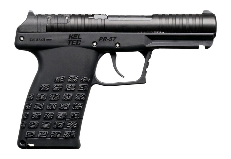 Kel-Tec PR57BLK10 PR-5.7 Compact 5.7x28mm 10+1 4.64″ Stainless Rotary Barrel, Black Oxide Steel Optic Ready/Serrated Slide, Black Polymer Frame w/Accessory Rail, Textured Grip Kel-Tec PR57BLK10 PR-5.7 Compact 5.7x28mm 10+1 4.64″ Stainless Rotary Barrel, Black Oxide Steel Optic Ready/Serrated Slide, Black Polymer Frame w/Accessory Rail, Textured Grip