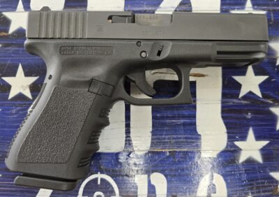 Glock 19 9mm Semi Auto Pistol, Black 4.02″