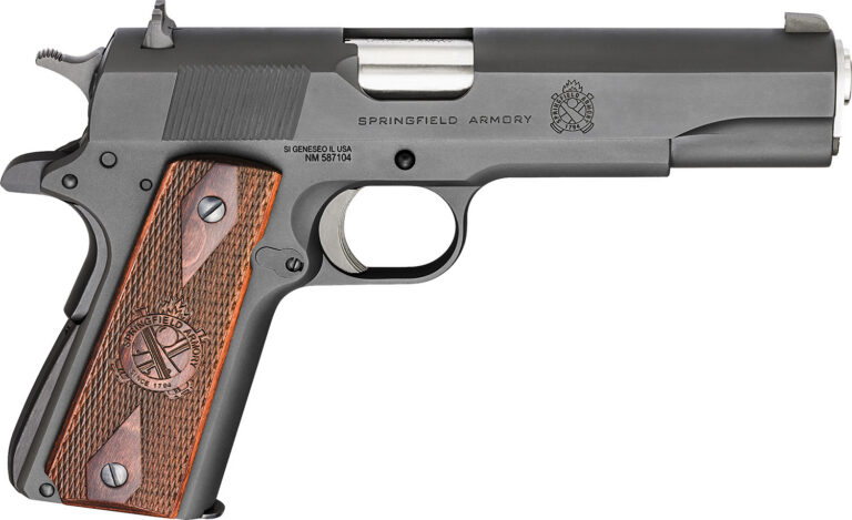 Springfield Armory PB9108LCA 1911 Mil-Spec *CA Compliant 45 ACP 5″ 7+1 Black Parkerized Frame Black Parkerized Carbon Steel with Rear Serrations Slide Crossed Cannon Cocobolo Grip Springfield Armory PB9108LCA 1911 Mil-Spec *CA Compliant 45 ACP 5″ 7+1 Black Parkerized Frame Black Parkerized Carbon Steel with Rear Serrations Slide Crossed Cannon Cocobolo Grip