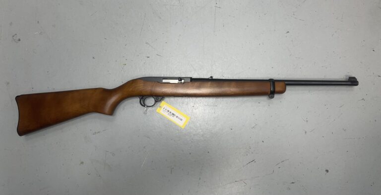 Ruger, 10/22, Semi-auto, Rifle, 18.5inch barrel, Black, 22LR, No magazine