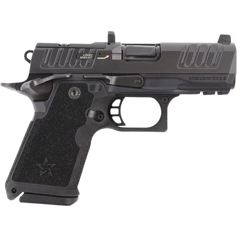 Staccato HD C3.6, Semi Auto 9mm Pistol, DLC Black, *CA Compliant, 10rd, 3.6″. Staccato HD C3.6, Semi Auto 9mm Pistol, DLC Black, *CA Compliant, 10rd, 3.6″.
