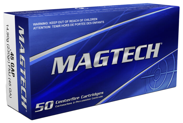 MAGTECH AMMO .45 GAP FMJ 230 GR 50RD MAGTECH AMMO .45 GAP FMJ 230 GR 50RD