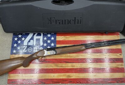 Franchi, Renaissance Classic, 20GA, Over under shotgun, 28inch, Stainless, Wood stock, case, no lock