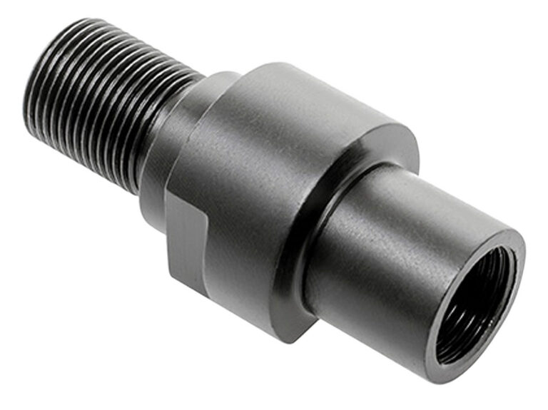 CMMG 57DA53A Thread Adapter  223 Rem/5.56x45mm NATO FN PS90 Black Steel 1/2″-28 tpi Tactical