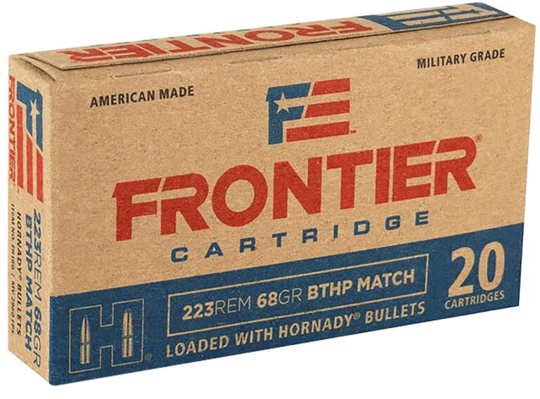 FRONTIER® 223 REMINGTON MATCH® BOAT TAIL HOLLOW POINT RIFLE AMMO FRONTIER 223 REM 68GR MATCH BOAT TAIL HOLLOW POINT 20/BOX FRONTIER® 223 REMINGTON MATCH® BOAT TAIL HOLLOW POINT RIFLE AMMO FRONTIER 223 REM 68GR MATCH BOAT TAIL HOLLOW POINT 20/BOX