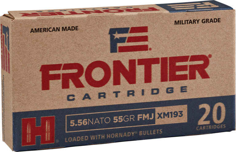 FRONTIER® 5.56 NATO FMJ M193 FULL METAL JACKET RIFLE AMMO FRONTIER 5.56MM NATO 55GR FMJ M193 FULL METAL JACKET 20/BOX FRONTIER® 5.56 NATO FMJ M193 FULL METAL JACKET RIFLE AMMO FRONTIER 5.56MM NATO 55GR FMJ M193 FULL METAL JACKET 20/BOX