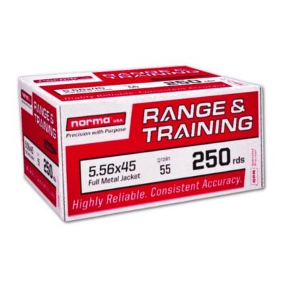Norma Range & Training 5.56 55GR FMJ – 250rd